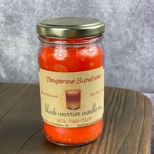 Tangerine Sunshine Handmade Candle